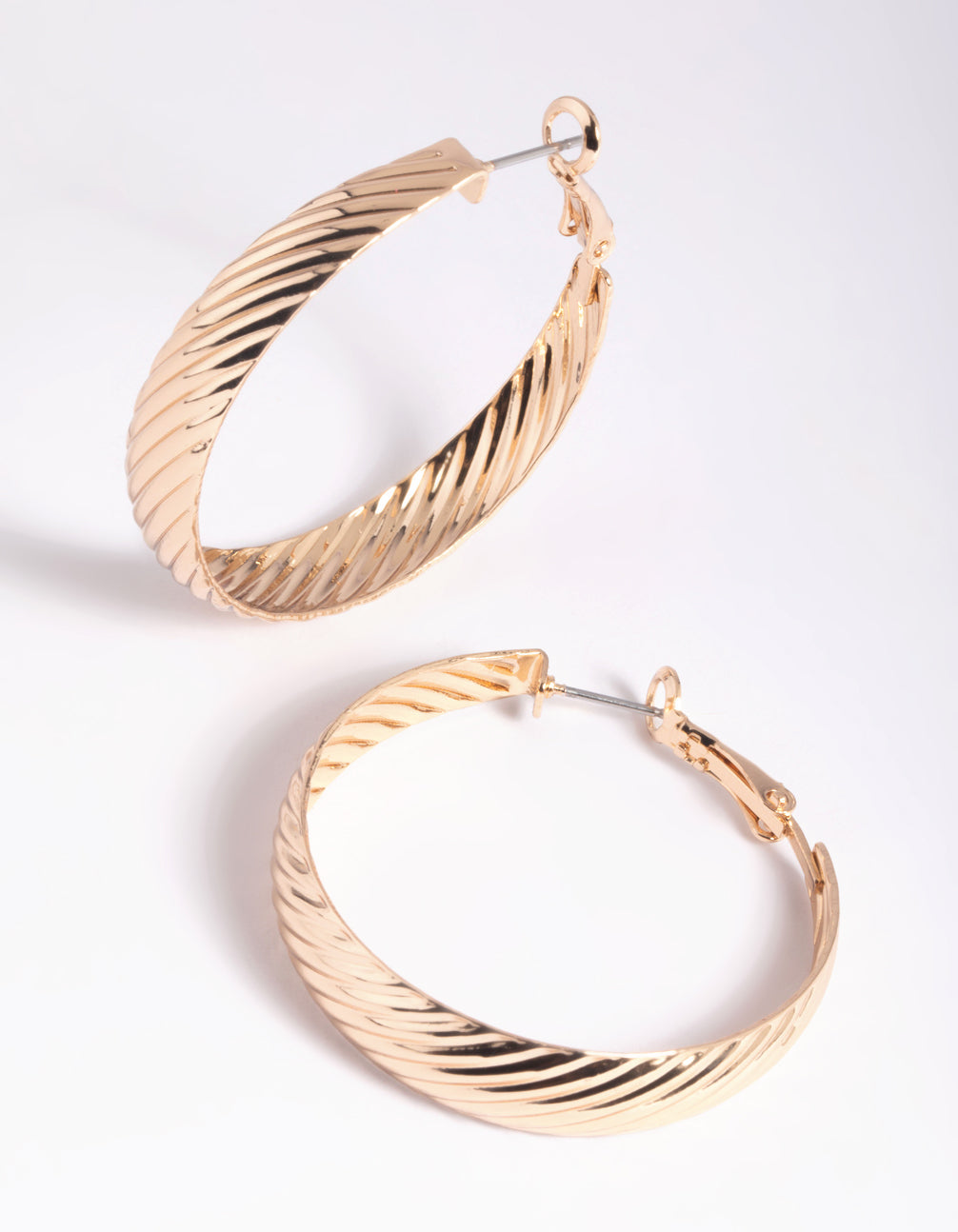 Textured Hoop Earrings