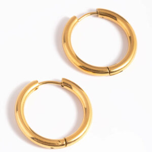 Stainless Steel Classic Hoop Earrings