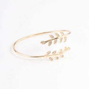 Leaf Wrap Cuff Bangle