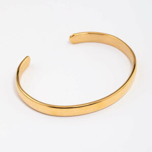 Stainless Steel Classic Plain Wrist Cuff