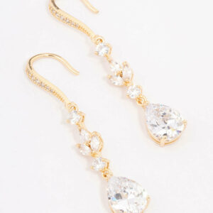French Pear Drop Earrings