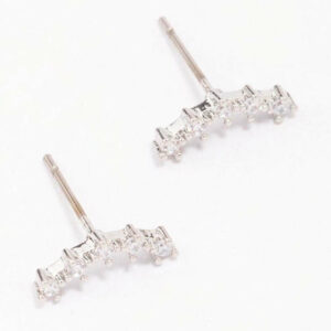 Surgical Steel  Crawler Stud Earrings