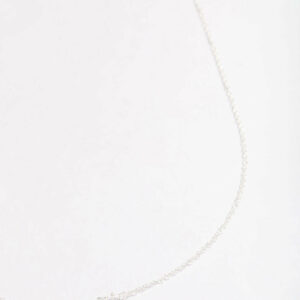 Sterling Cubic Zirconia Dainty Pendant Necklace
