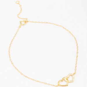 Loop Heart Chain Bracelet