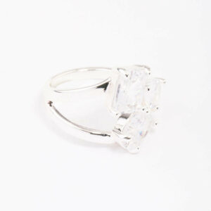 Mixed Stone Trio Ring