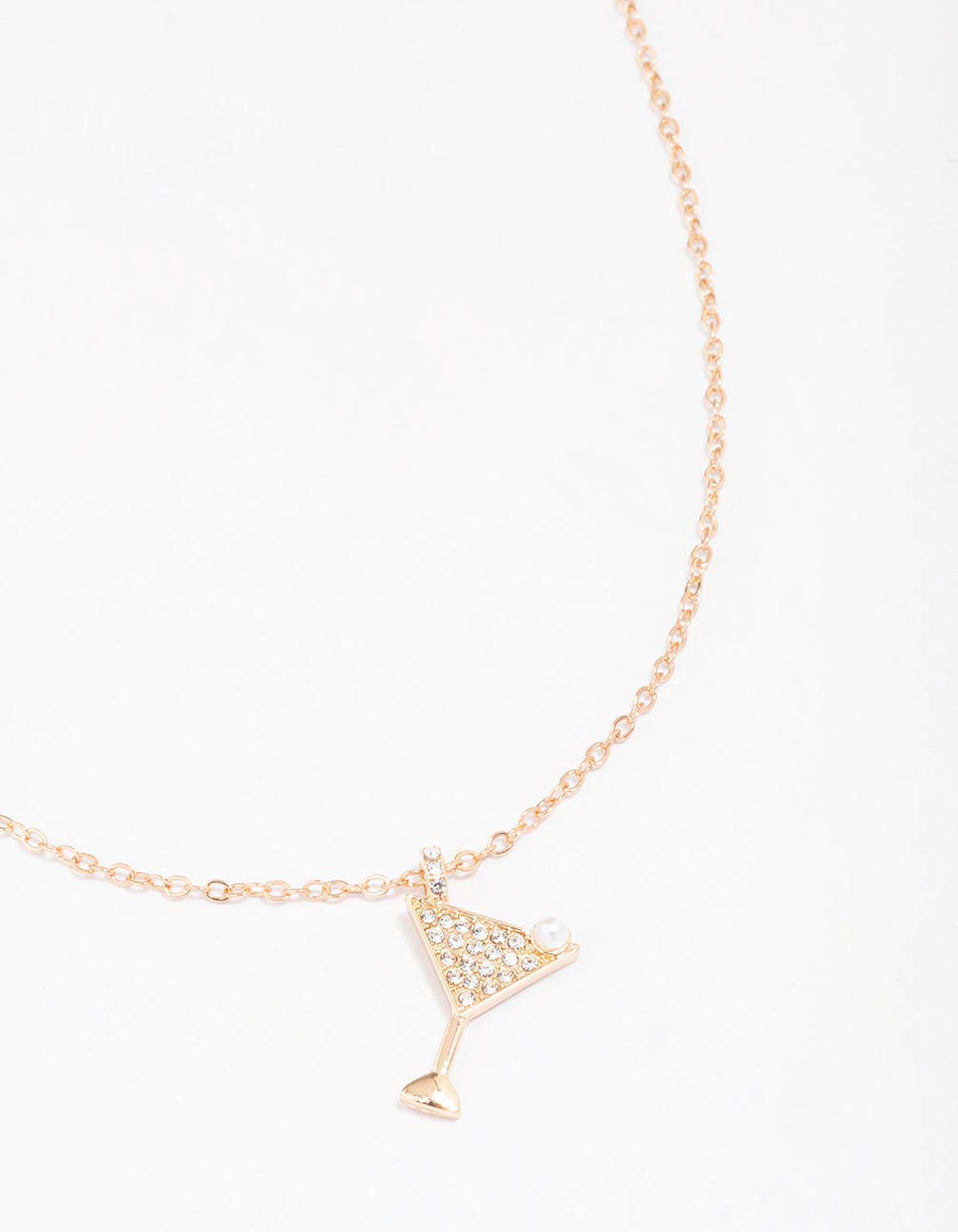 Cocktail Pendant Necklace