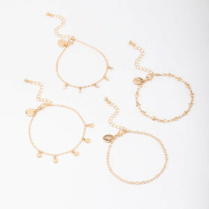 Star Dangle Bracelet 4-Pack