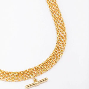 Chunky T Bar Chain Necklace
