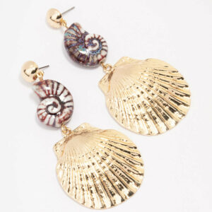 Graduating Shell Earrings