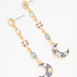 Celestial Charm Drop Earrings